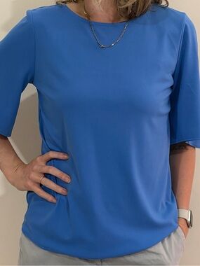Ann Taylor Royal Blue Blouse